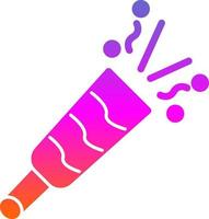 Party Blower Vector Icon Design