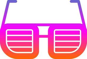 Fun Glasses Vector Icon Design