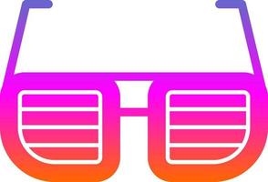 Fun Glasses Vector Icon Design