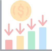 Average Dollar Sale Vector Icon Design