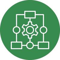 Workflow Process Vector Icon Design