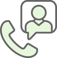 Cold Calling Vector Icon Design