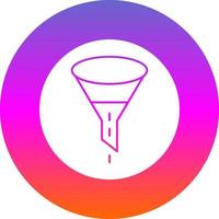 Funnel Vector Icon Design