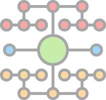 Concept Map Vector Icon Design