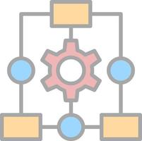 Workflow Process Vector Icon Design