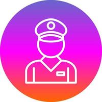 Gate Keeper Vector Icon Design