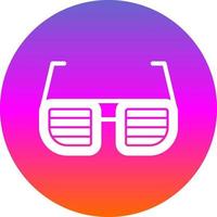 Fun Glasses Vector Icon Design