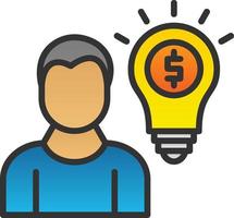 Business Idea Vector Icon Design