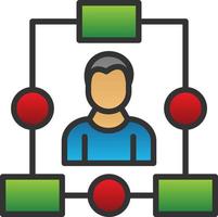 Workflow Vector Icon Design