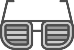 diseño de icono de vector de gafas divertidas