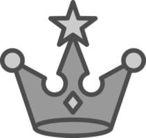 diseño de icono de vector de corona