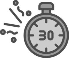 Countdown Vector Icon Design