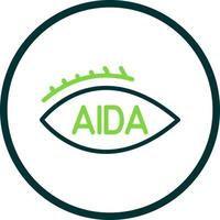 Aida Vector Icon Design