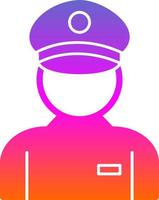 Gate Keeper Vector Icon Design