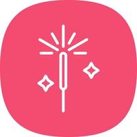 Sparkler Vector Icon Design