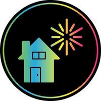 Home Fireworks Vector Icon Design