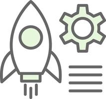 Launch Optimization Vector Icon Design