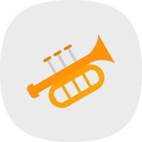 Trumpet Vector Icon Design