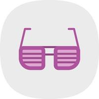 Fun Glasses Vector Icon Design