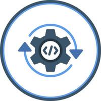 Continuous Integration Vector Icon Design
