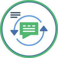 Feedback Loop Vector Icon Design
