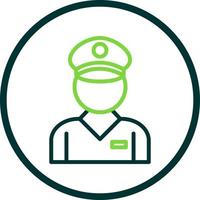 Gate Keeper Vector Icon Design