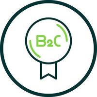 B2C Vector Icon Design