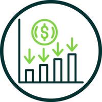 Average Dollar Sale Vector Icon Design