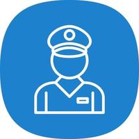 Gate Keeper Vector Icon Design