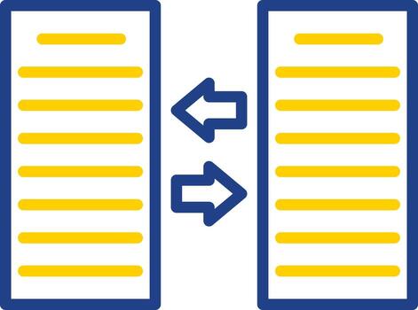 Files Exchange Vector Icon Design