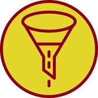Funnel Vector Icon Design