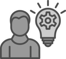 Idea Generation Vector Icon Design