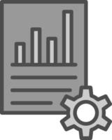 Task Analysis Vector Icon Design