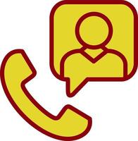 Cold Calling Vector Icon Design