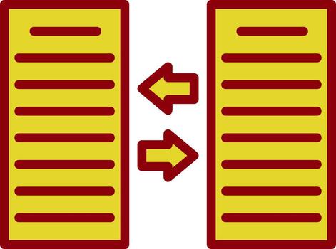 Files Exchange Vector Icon Design