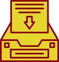Project Inbox Vector Icon Design