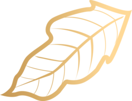 Goldenes Blatt-Symbol png