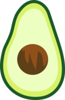 fresh avocado icon png