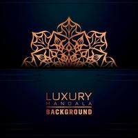 Luxury ornamental mandala background, arabesque style vector