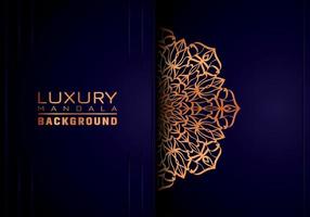 Luxury ornamental mandala background, arabesque style vector