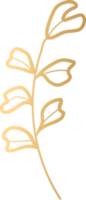 Goldenes Blatt-Symbol png