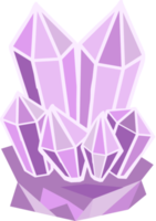 ícone de cristal ametista png