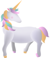 icono de unicornio de fantasía png