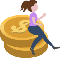 Person Holding Money icon png
