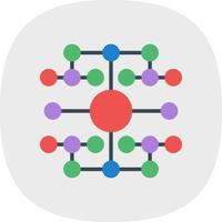 Concept Map Vector Icon Design