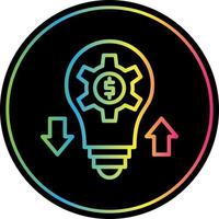 Project Revenue Vector Icon Design
