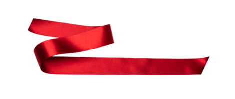 red ribbon isolated png