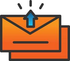 Email Blasts Vector Icon Design