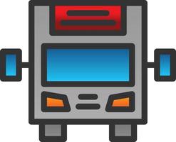 Bus Display Vector Icon Design