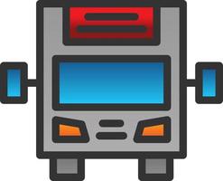 Bus Display Vector Icon Design